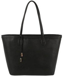 Fashion Shopper Tote Bag LH127-Z BLACK